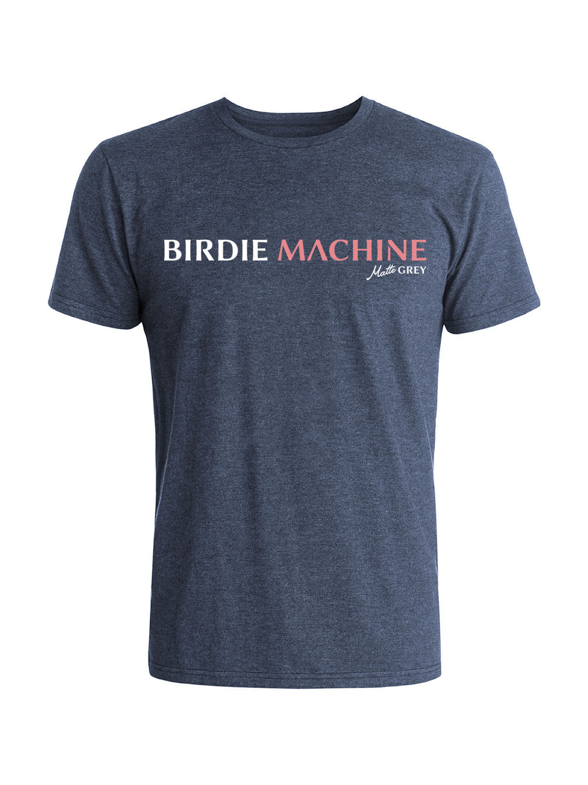 Birdie Machine Tee - Navy (White / Persimmon)