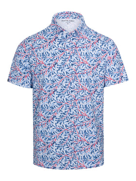 Riviera - White (Light Denim/Patriot/Red)