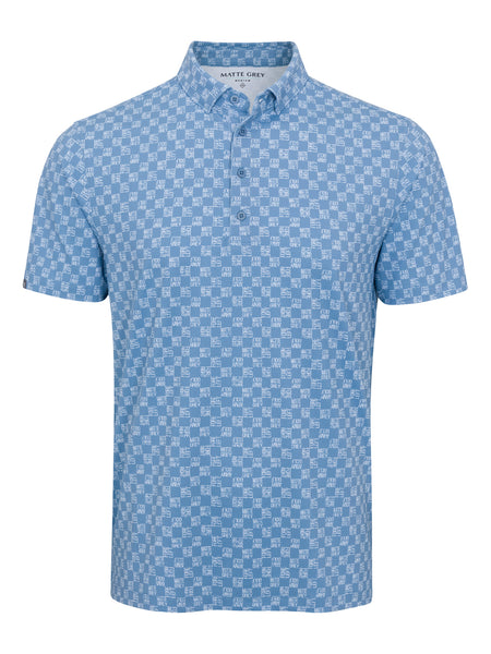 All Square - Strato Blue (White)