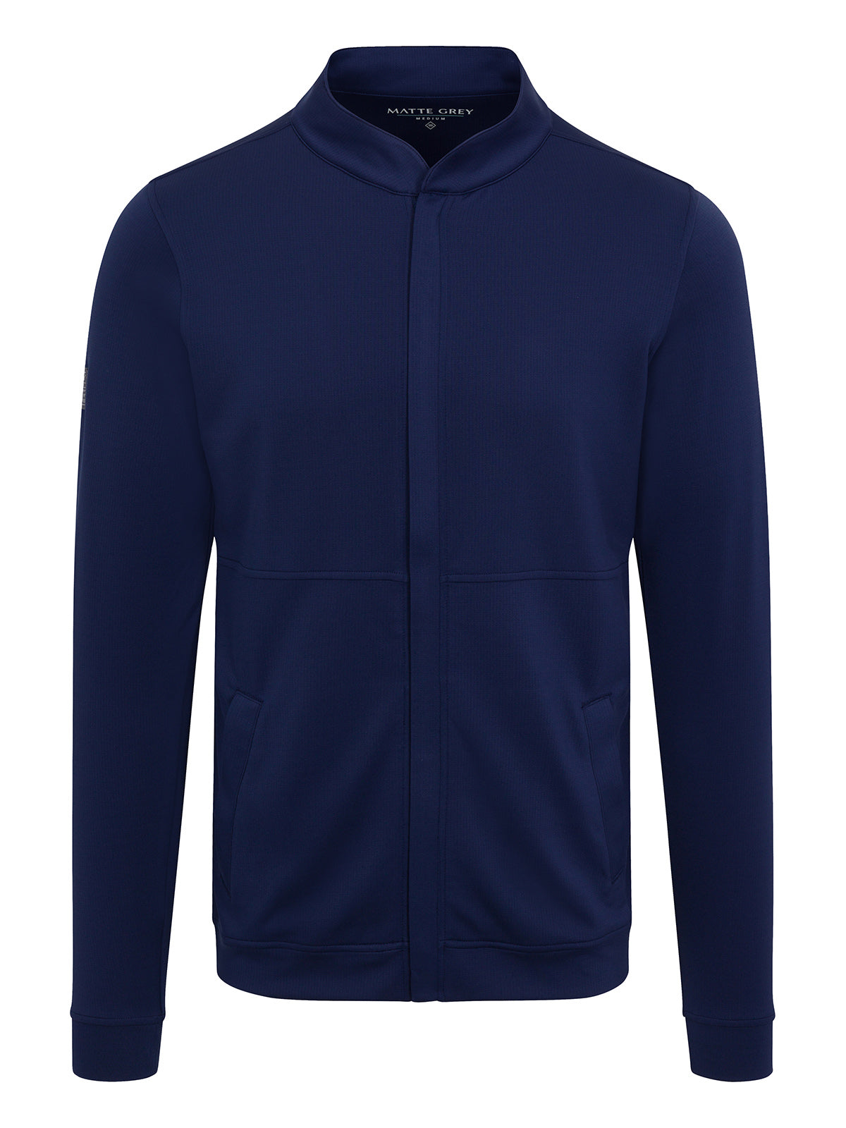 Matte Grey Men's Hightower Half Zip - Black Heather - Haus of Grey