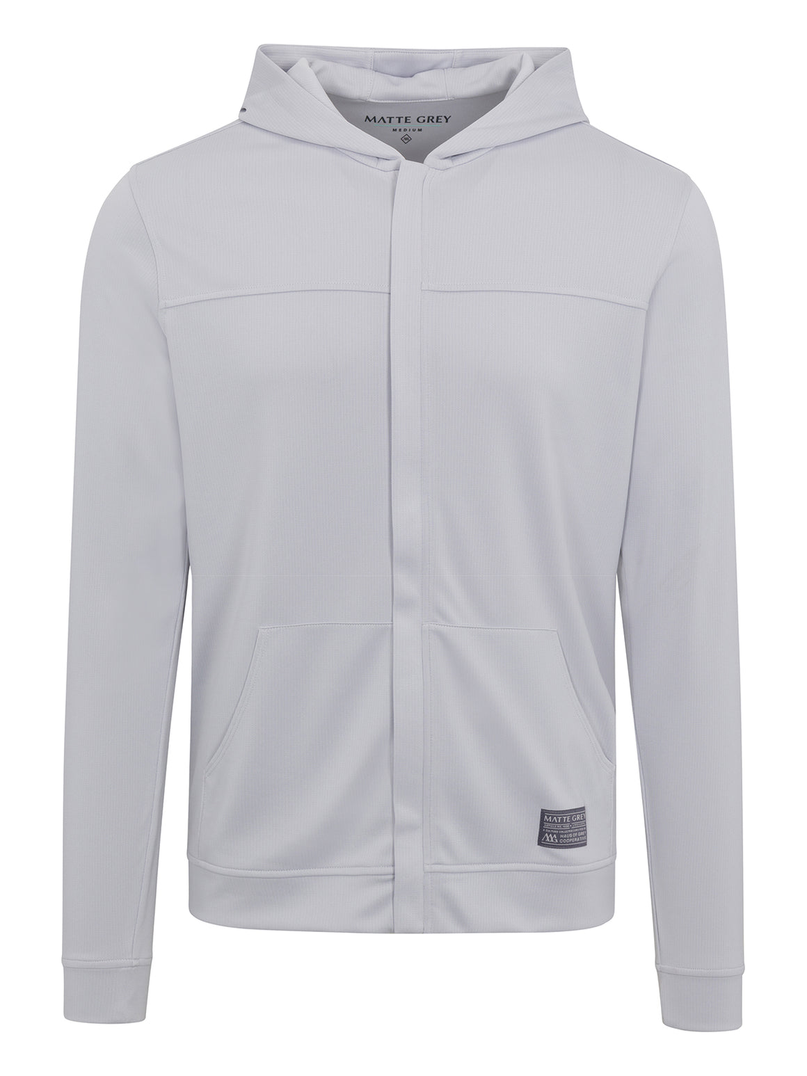 Badge Bandit Re-ACTV Full Zip Hoodie - Salt