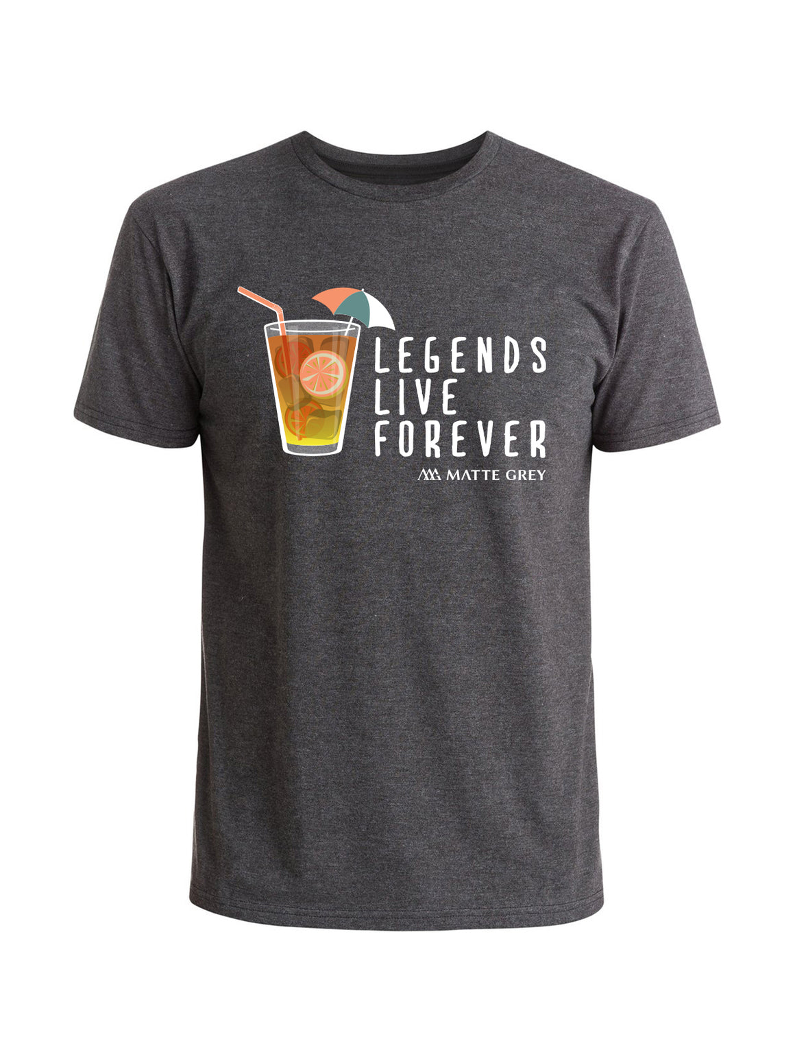 Legends Tee -  Charcoal Heather (Multi)