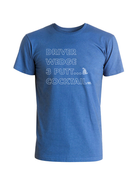 Uh-Oh Tee - Coastal Blue (White)
