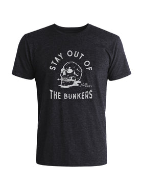 Bad Bunkers Tee -  Black Heather (Salt)
