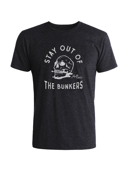 Bad Bunkers Tee -  Black Heather (Salt)
