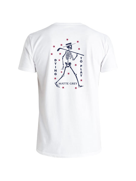 Dying to Play Tee - White (Roja/National)