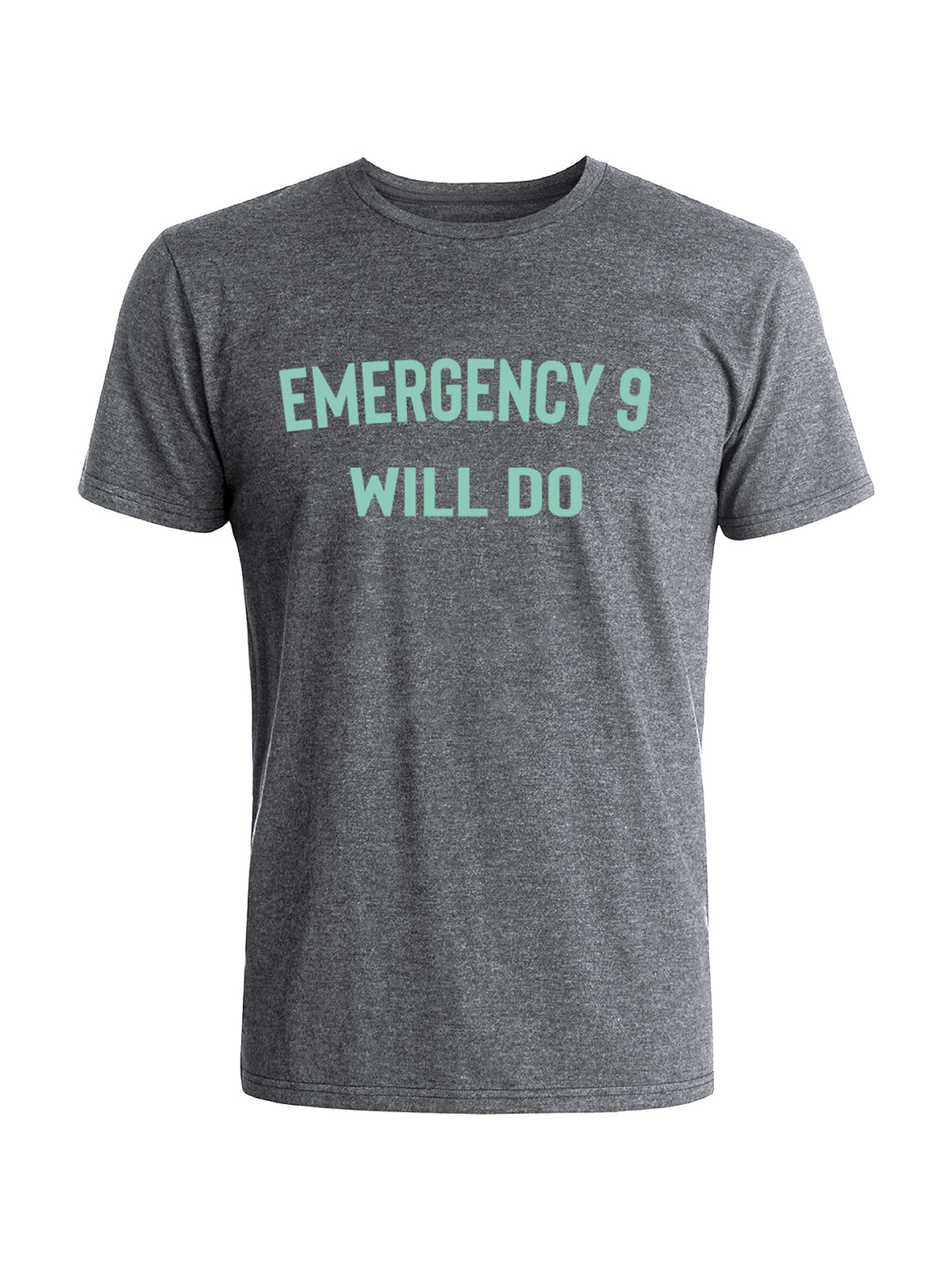 Emergency 9 Tee -  Steel Heather (Mo'orea)