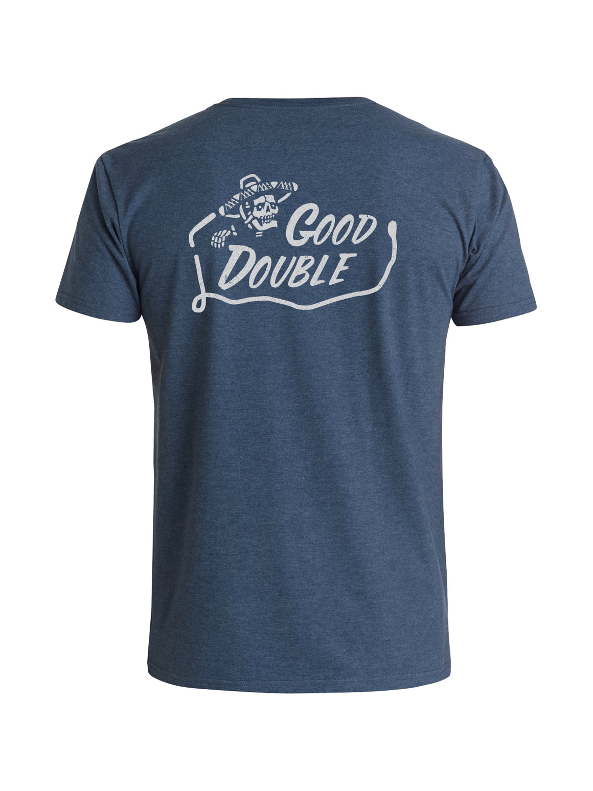 Good Double Tee - Navy Heather (Salt)