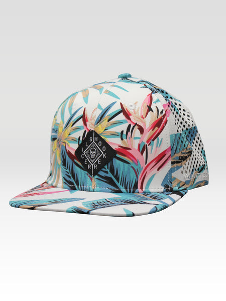 Slice & Hook Aloha Di-Cut Strapback - Coastal Blue