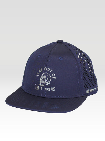 Bad Bunkers Di-Cut Snapback - Navy