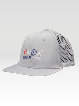 Dream Foursome Di-Cut Snapback - Salt
