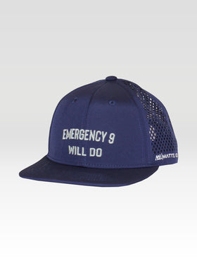 Emergency 9 Di-Cut Snapback - Navy
