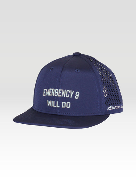 Emergency 9 Di-Cut Snapback - Navy