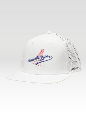 Ballpark Sandbagger Di-Cut Snapback - White