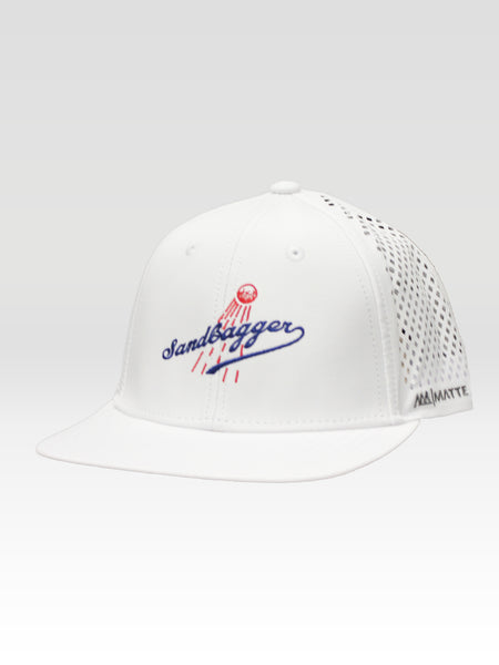 Ballpark Sandbagger Di-Cut Snapback - White