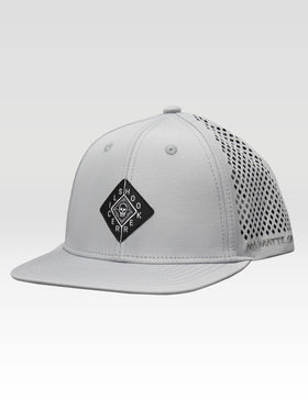 Slice & Hook Di-Cut Snapback - Light Grey