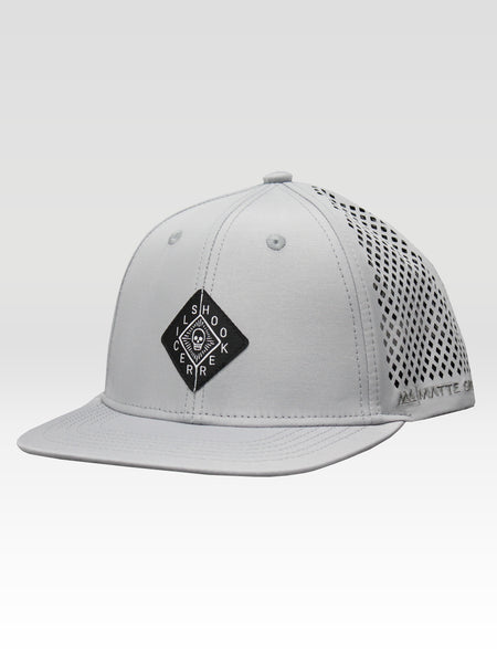 Slice & Hook Di-Cut Snapback - Light Grey