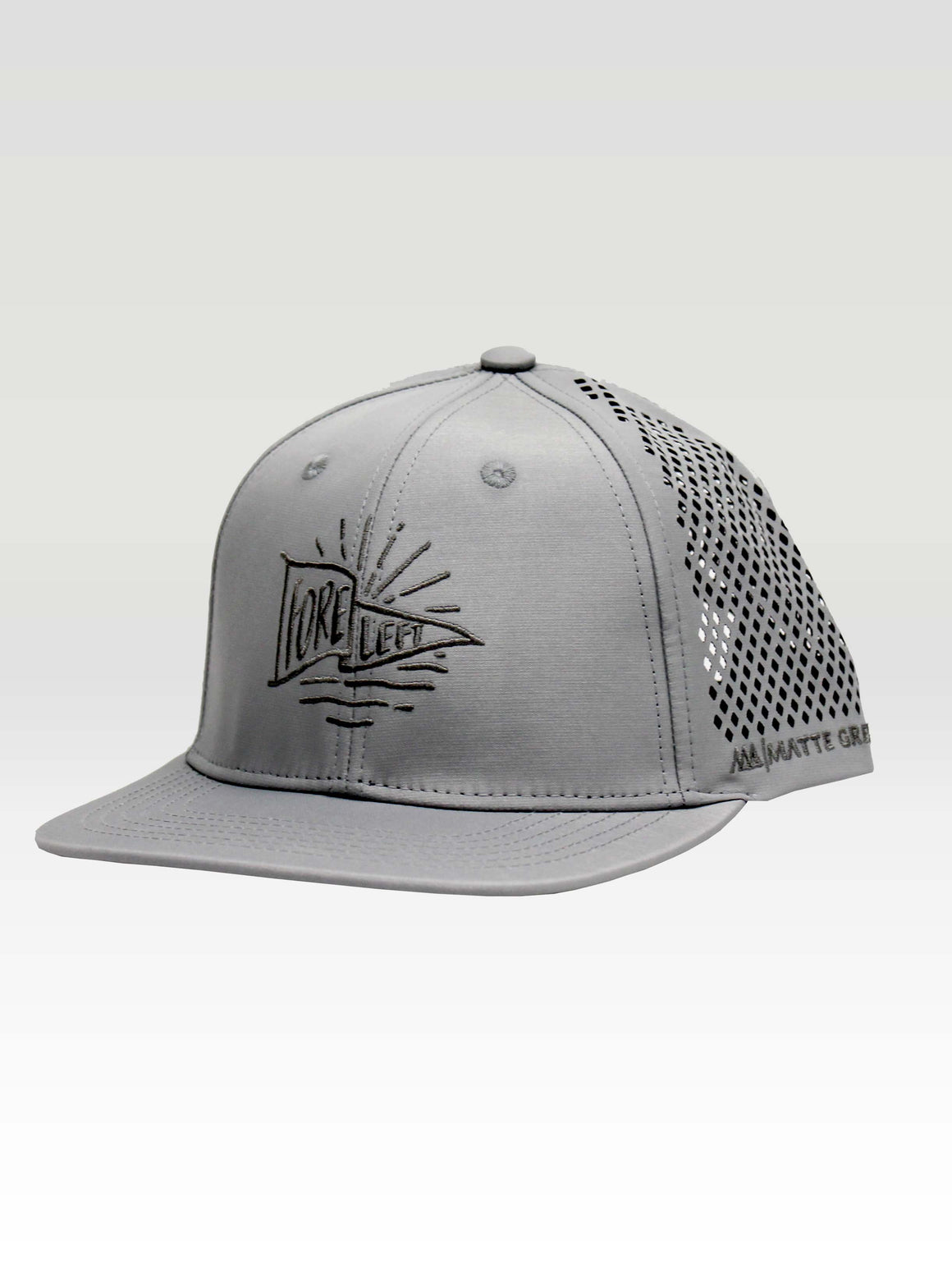 Fore Left Di-Cut Snapback - Salt (Brand Grey)