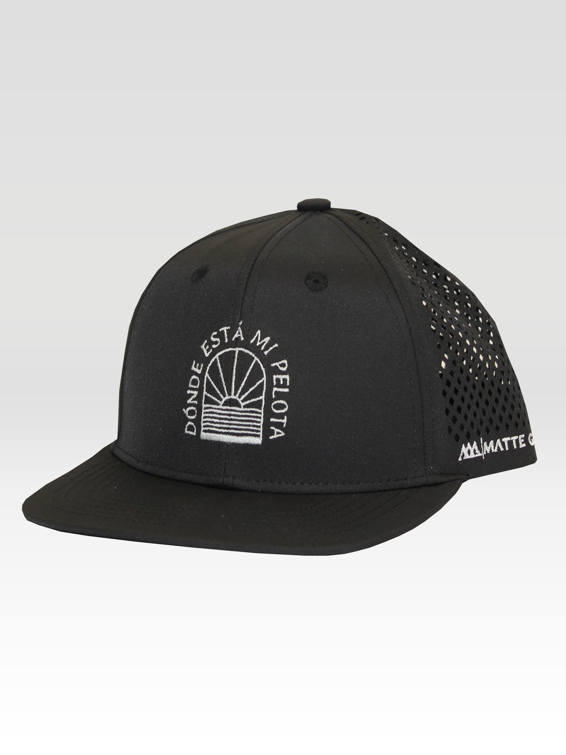 Dónde Está Di-Cut Snapback - Black