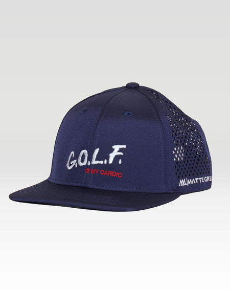 Golf Cardio Di-Cut Snapback - Navy (White/Roja)