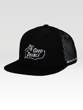 Good Double Di-Cut Snapback - Black (White)