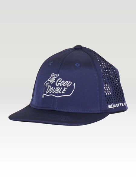 Good Double Di-Cut Snapback - Navy (Salt)