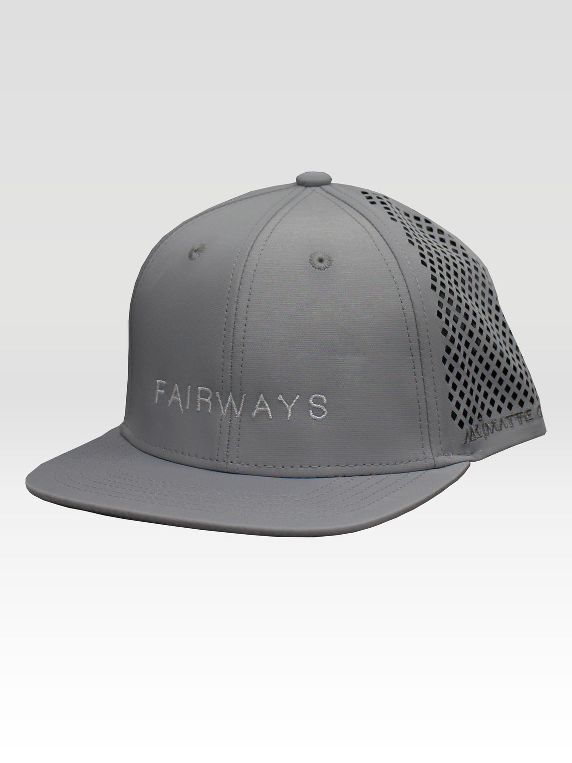 Fairways Di-Cut Snapback - Salt (White)