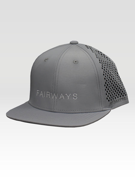 Fairways Di-Cut Snapback - Salt (White)