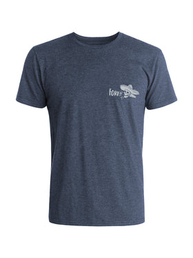 Cuidado Tee - Navy Heather (Salt)