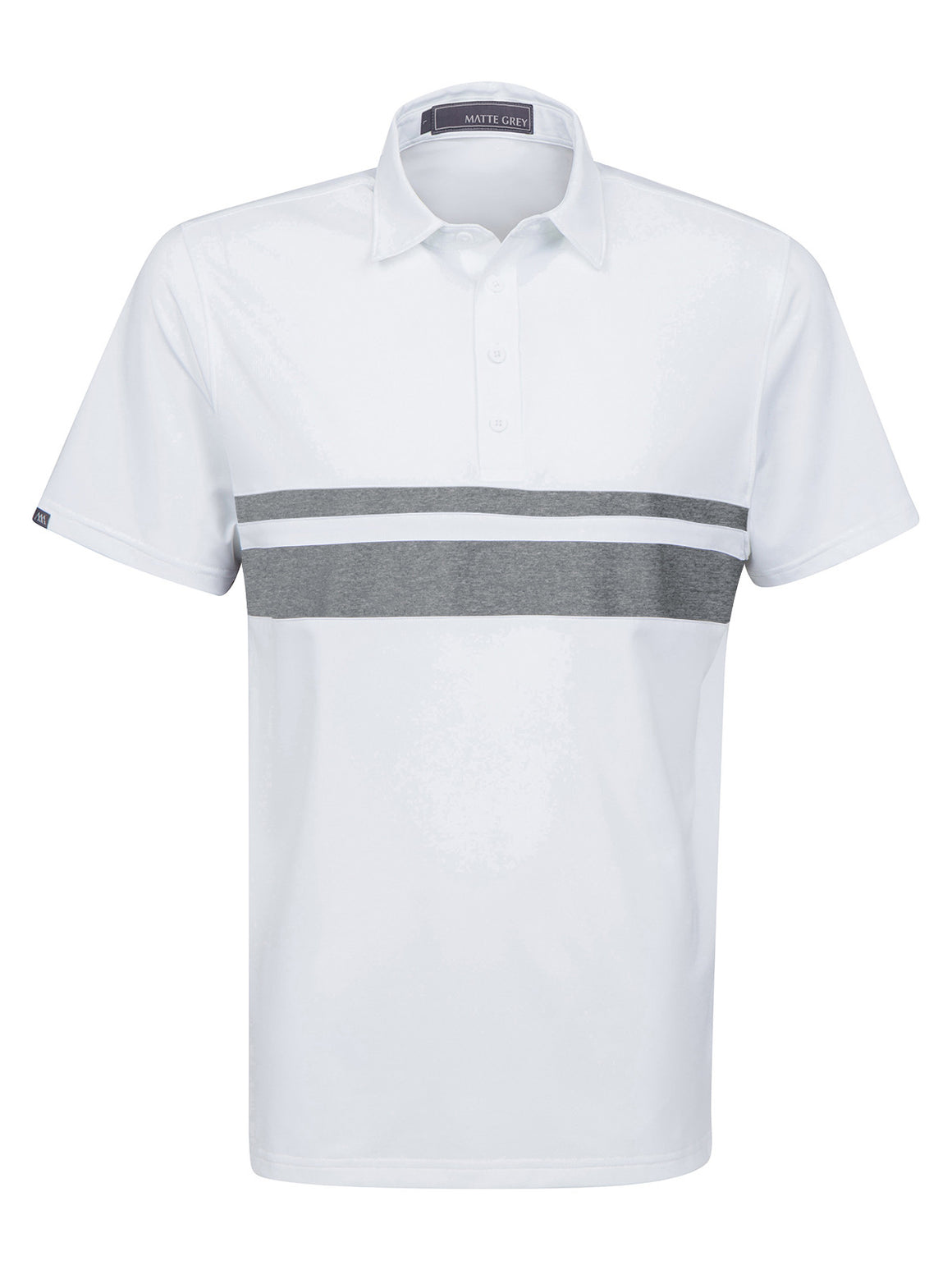 Anders - White (Charcoal Heather)
