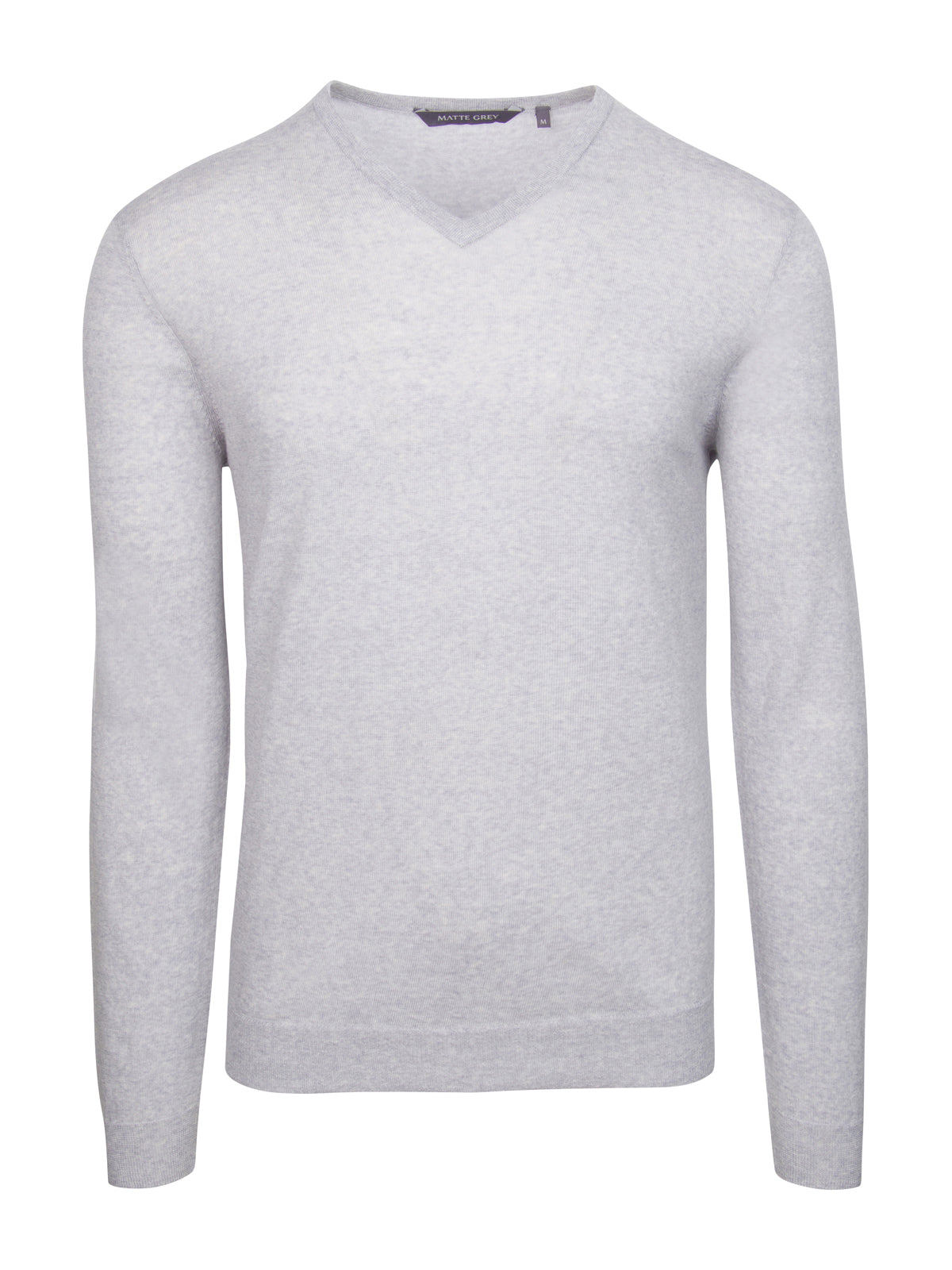 Ridge Long Sleeve V-Neck Sweater Gainsburo Heather Haus of Grey