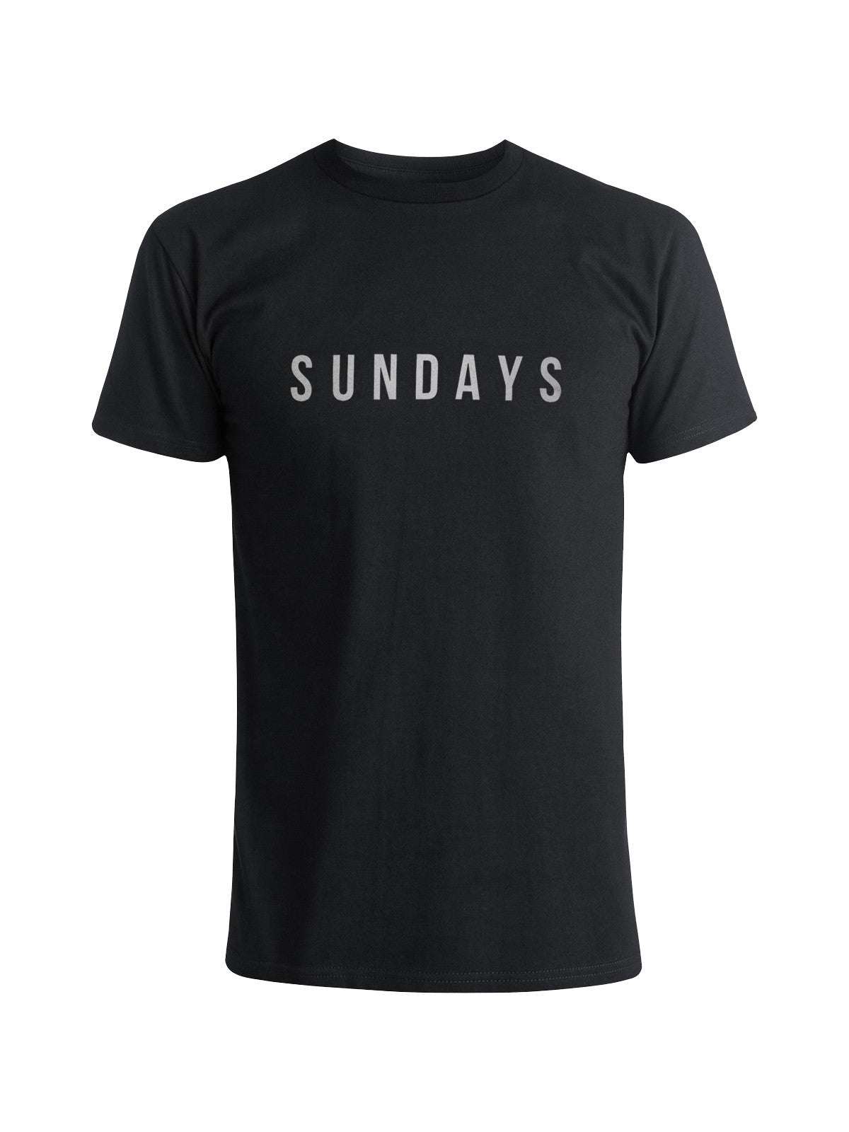 Matte Grey Men's Sundays Black / Smoke Graphic Tee Shirt - Haus of Grey