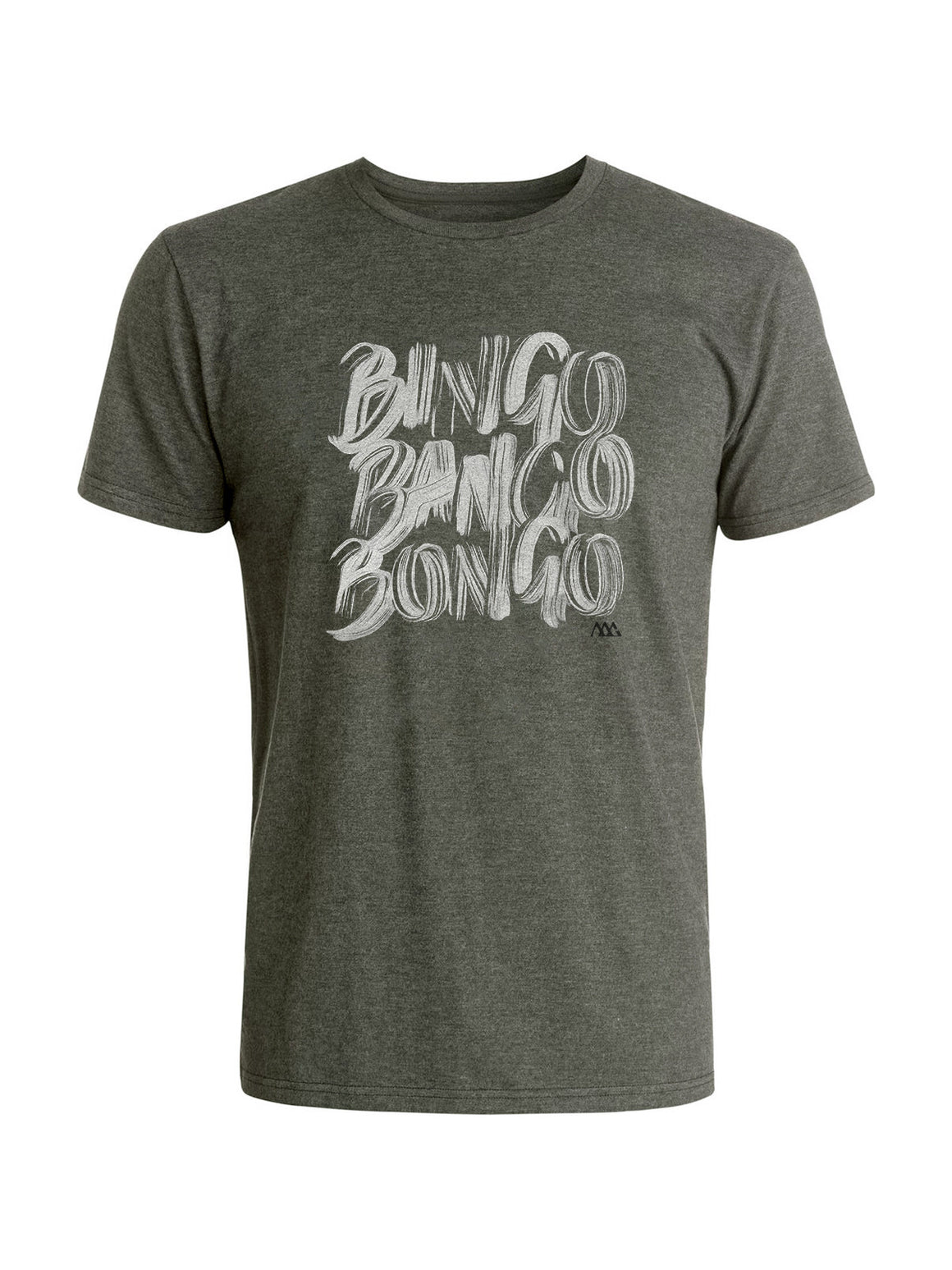 Bingo Tee Shirt - Platinum (White / Black)