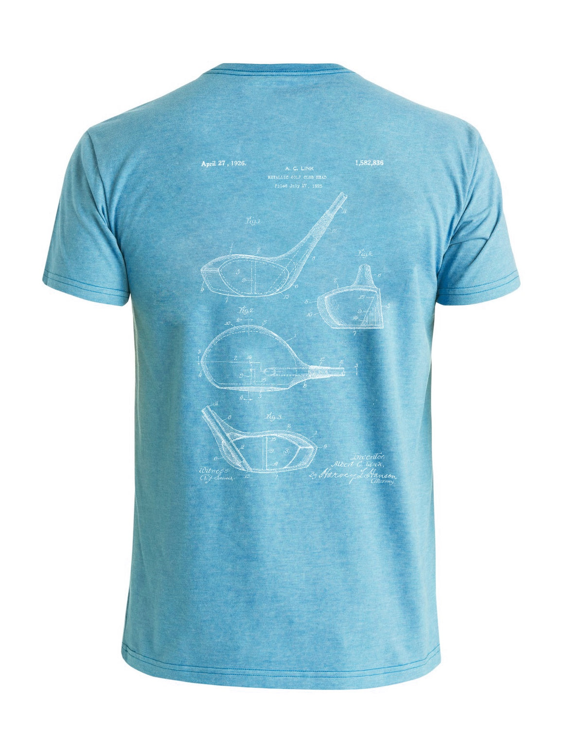 The Original Driver Tee Shirt - Malibu Heather (White)