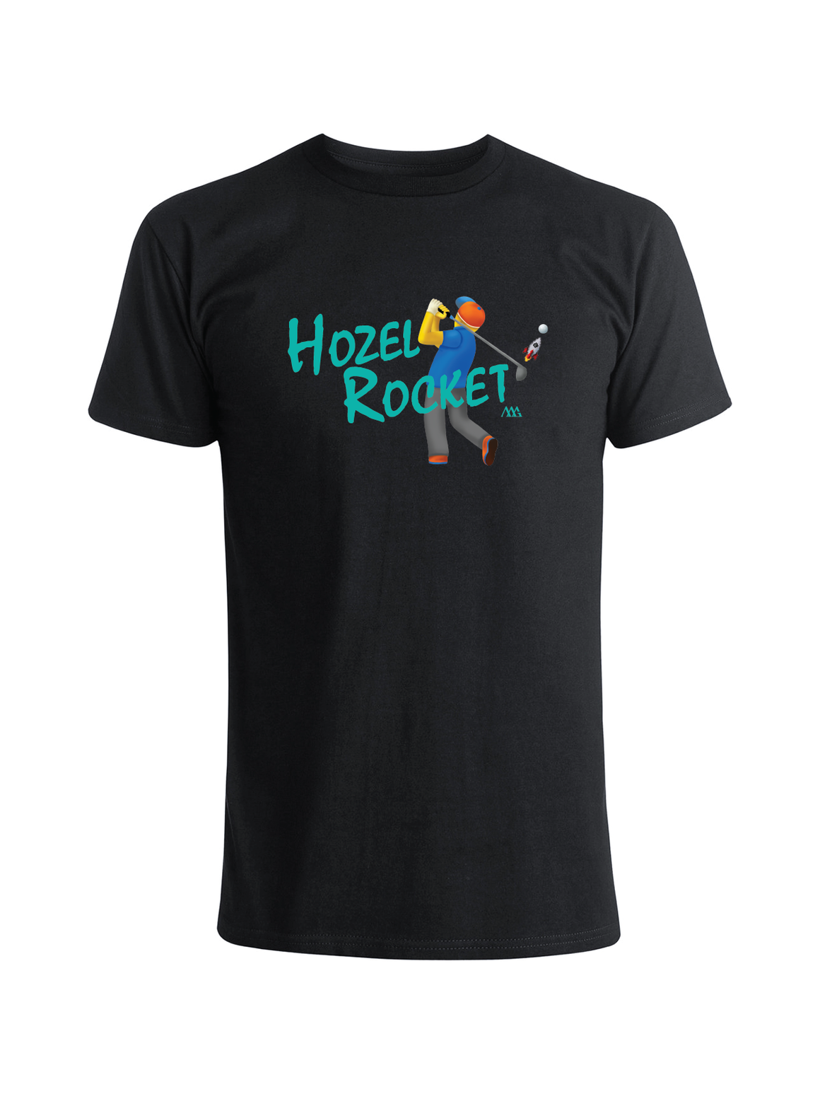 Hozel Rocket Tee Shirt -  Black (Kauai)