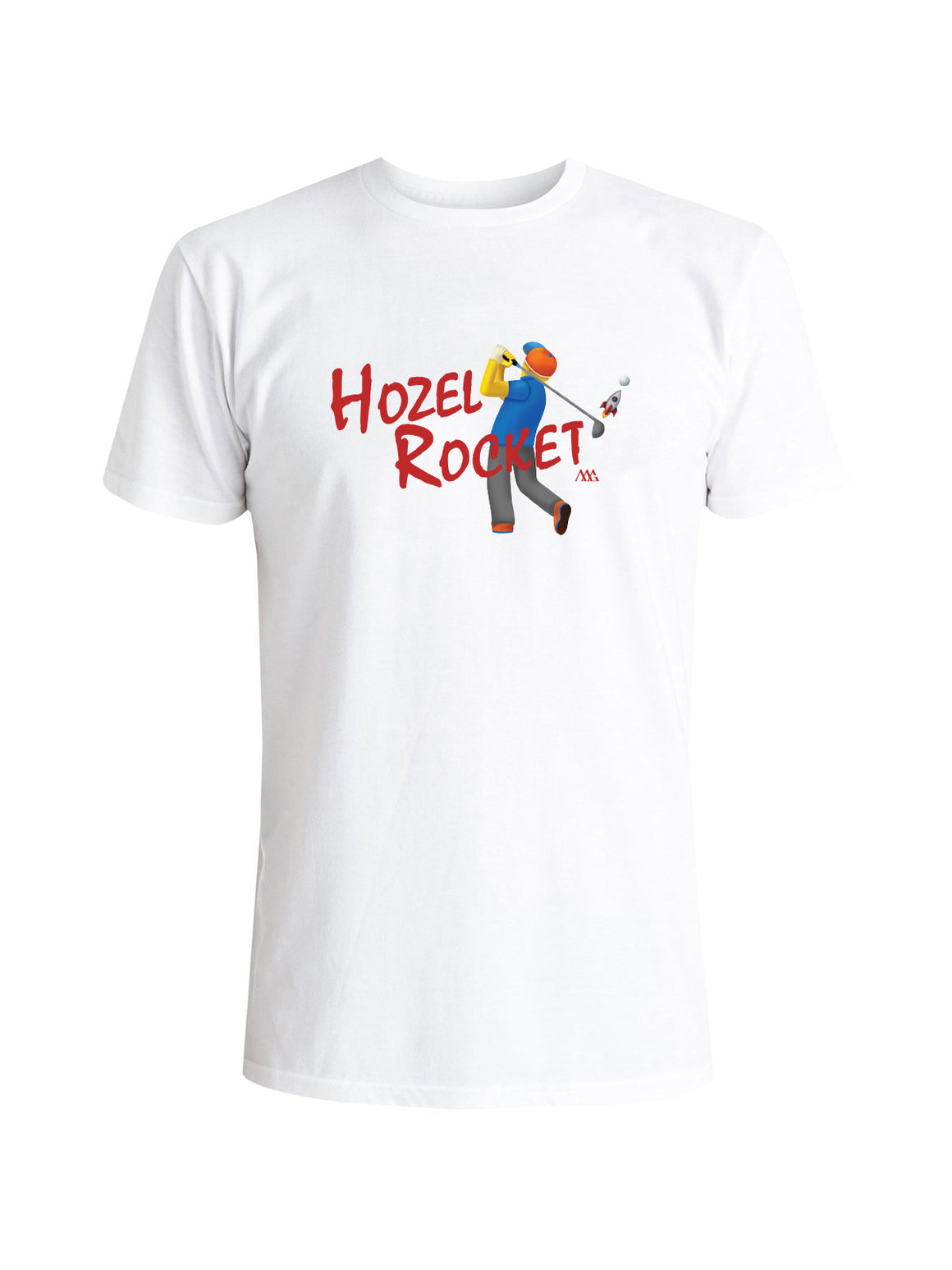 Hozel Rocket Tee Shirt -  White (Red)