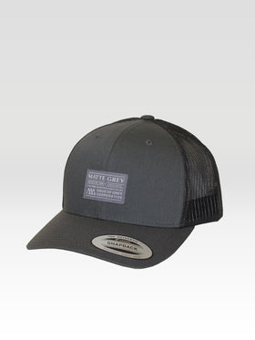 Badge Trucker - Charcoal
