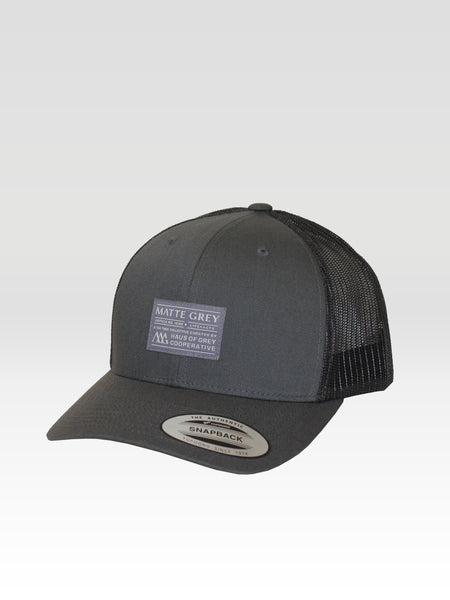 Badge Trucker - Charcoal