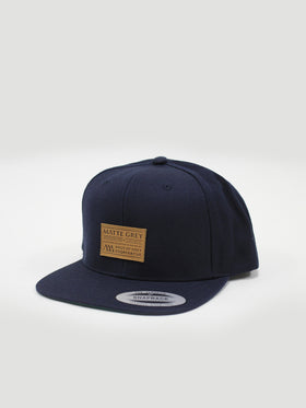 Premium Badge Snapback - Navy