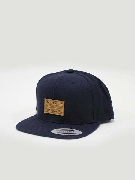 Premium Badge Snapback - Navy