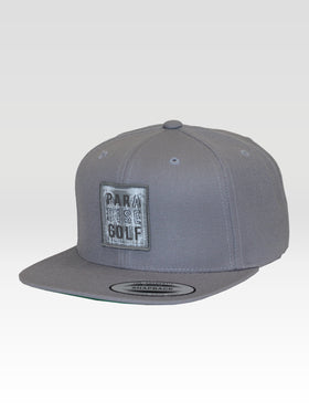 Par Golf Snapback - Silver (White)