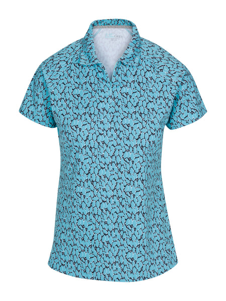 Chloe - Gulf (Aqua/White/Black)