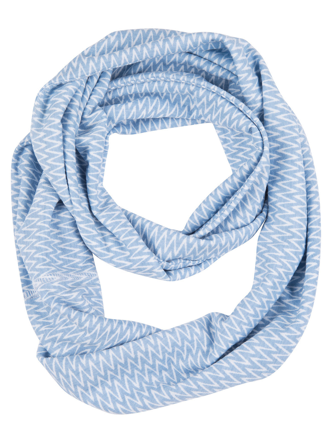 Infinity Scarf - White (Winter Blue)