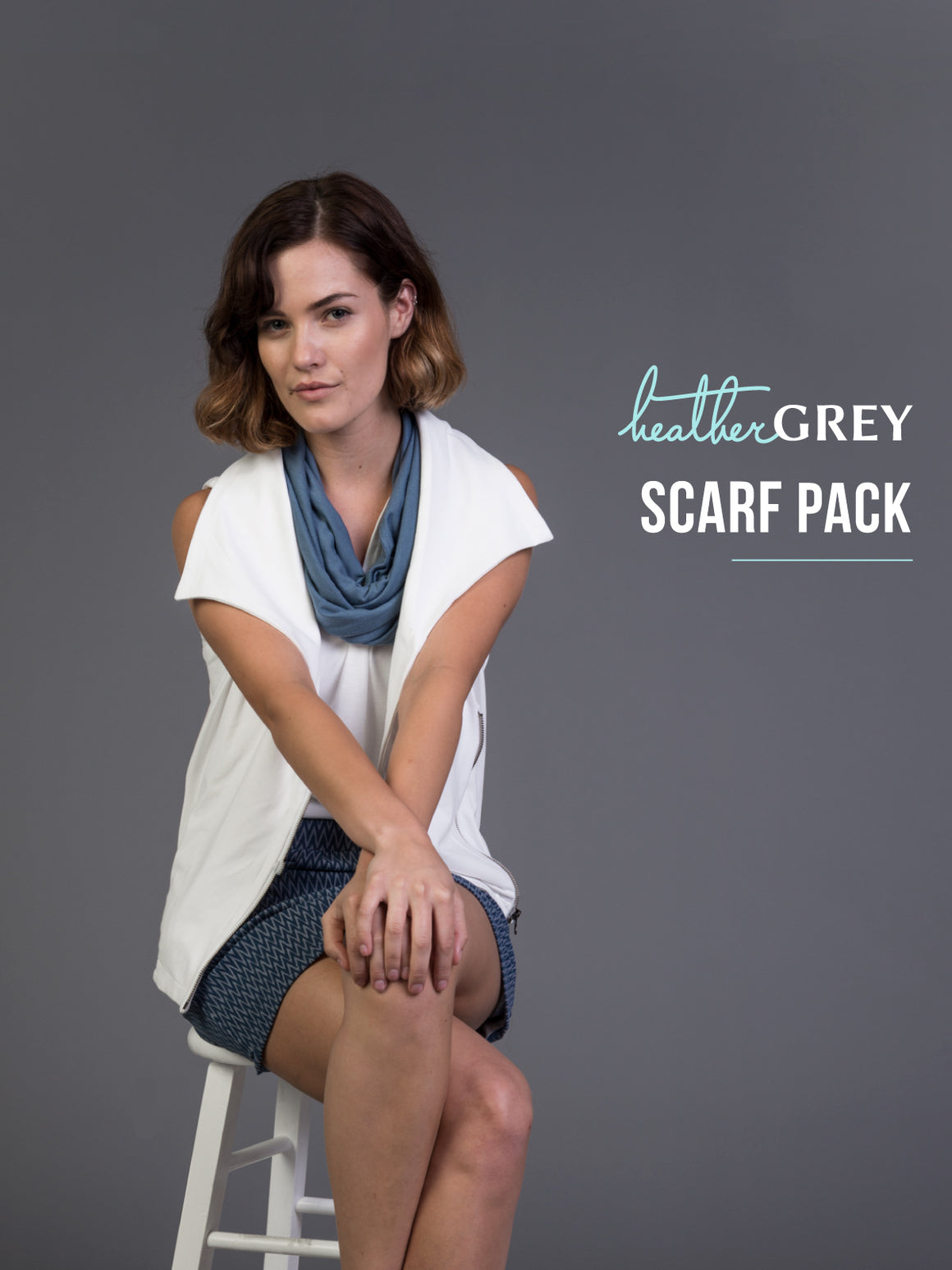 Heather Grey Scarf Sample Pack Flash Sale