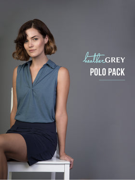 Heather Grey Mystery Polo Pack