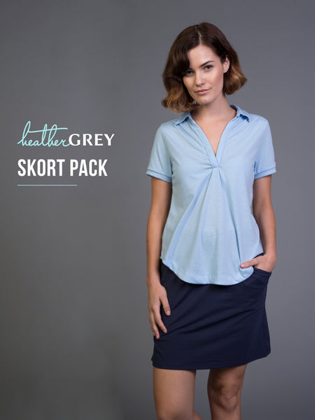 Heather Grey Skort Sample Pack Flash Sale