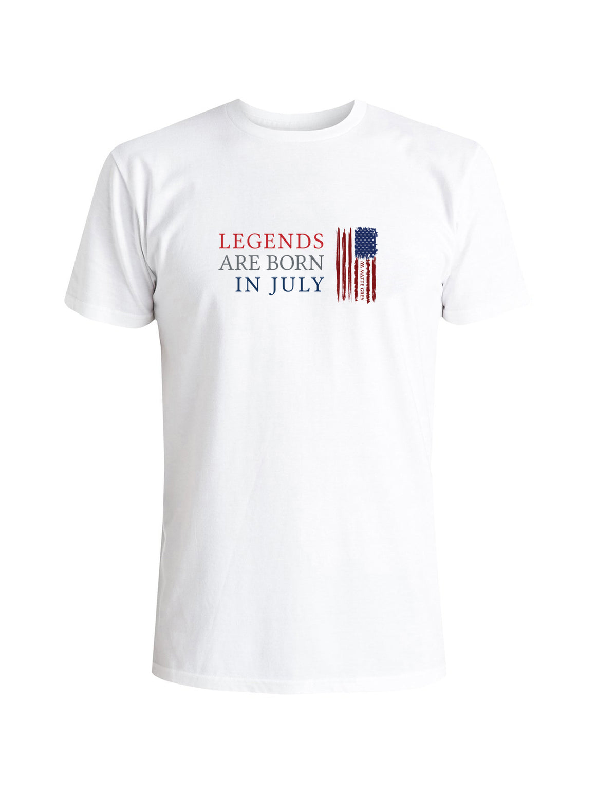 Independence Tee Shirt -  White (Sienna/Smoke/Navy)