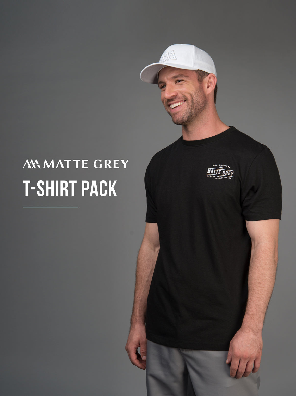 Matte Grey Mystery T-Shirt Pack